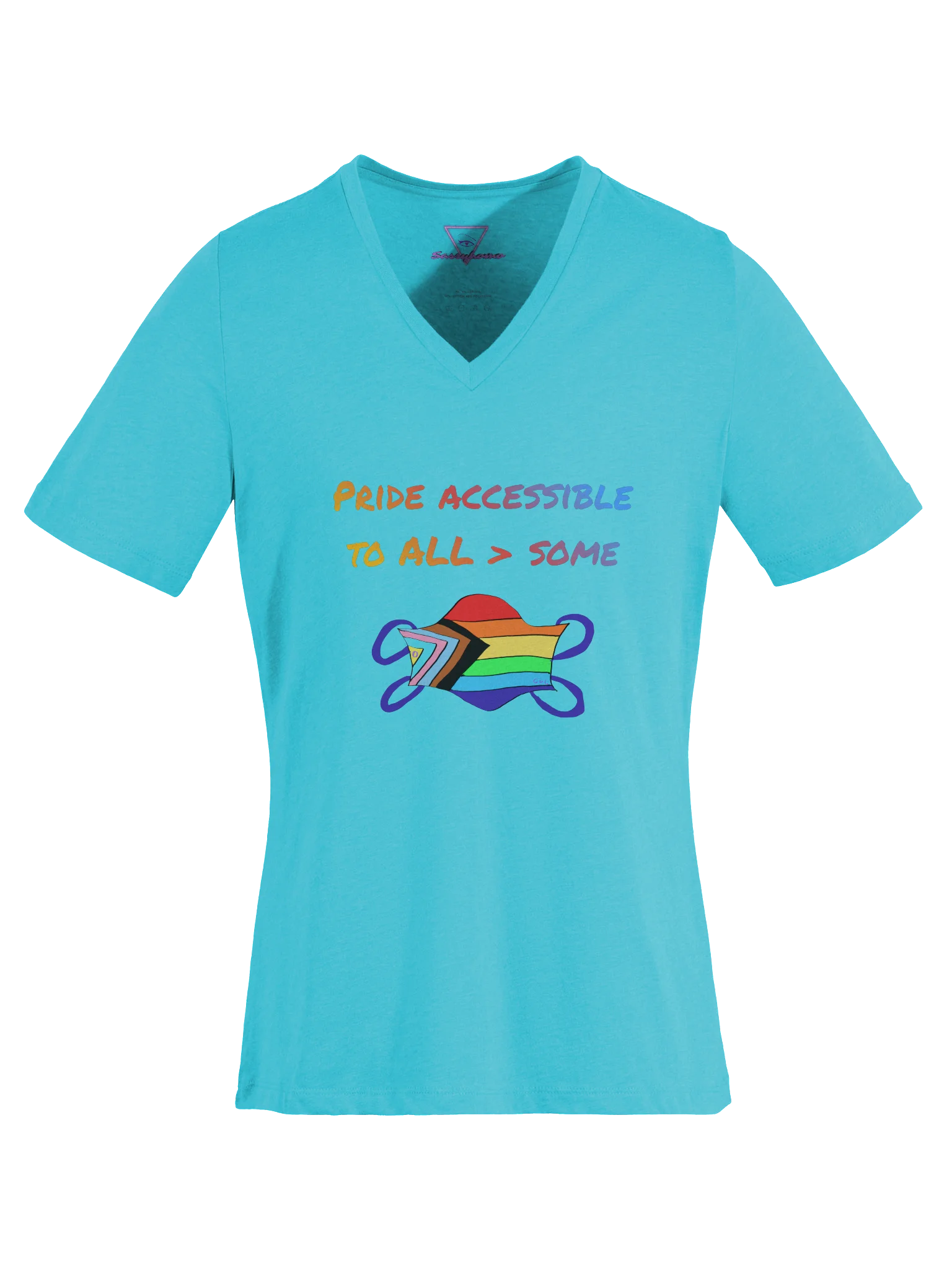 Pride Accessible to All > Some V-neck tee product image (6)