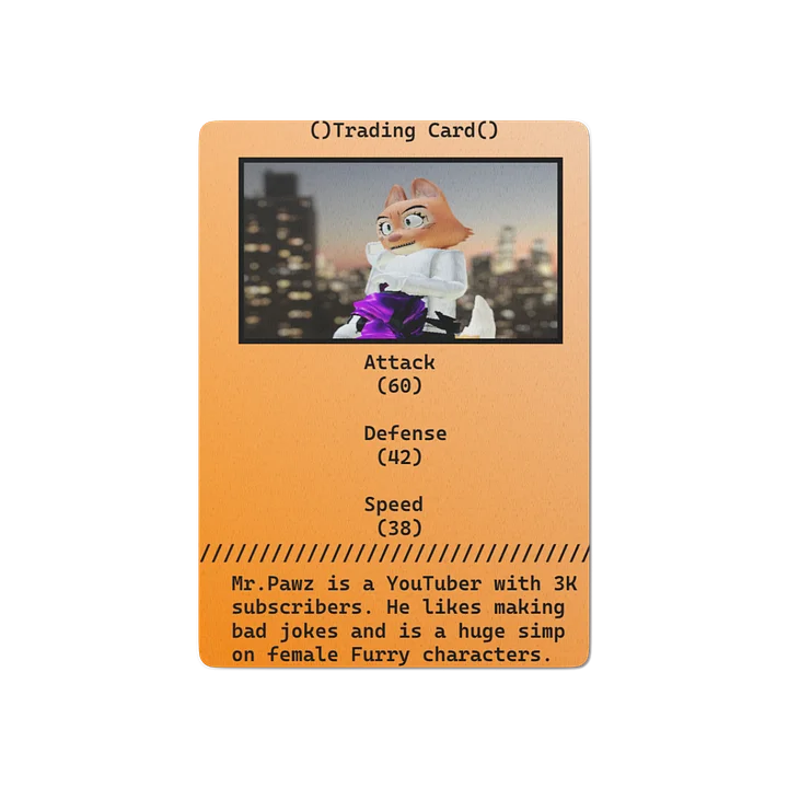 Trading Cards 01 - Mr.Pawz product image (1)