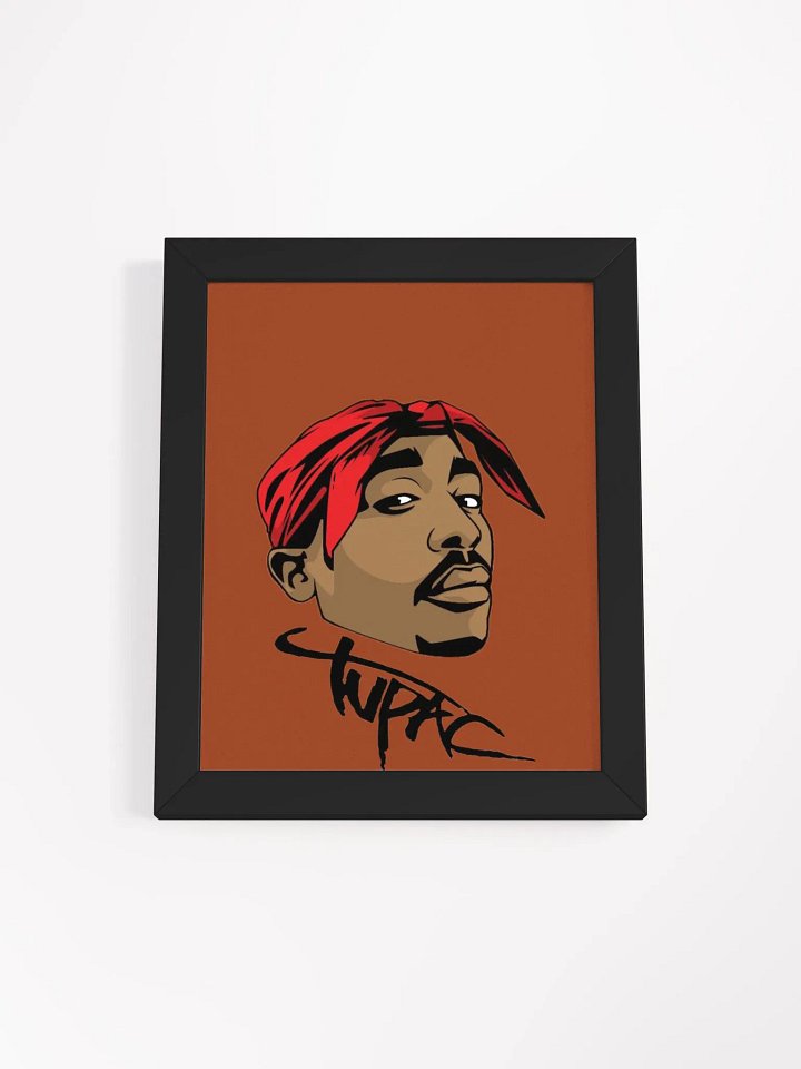 TUPAC Stylized Matte Poster product image (2)