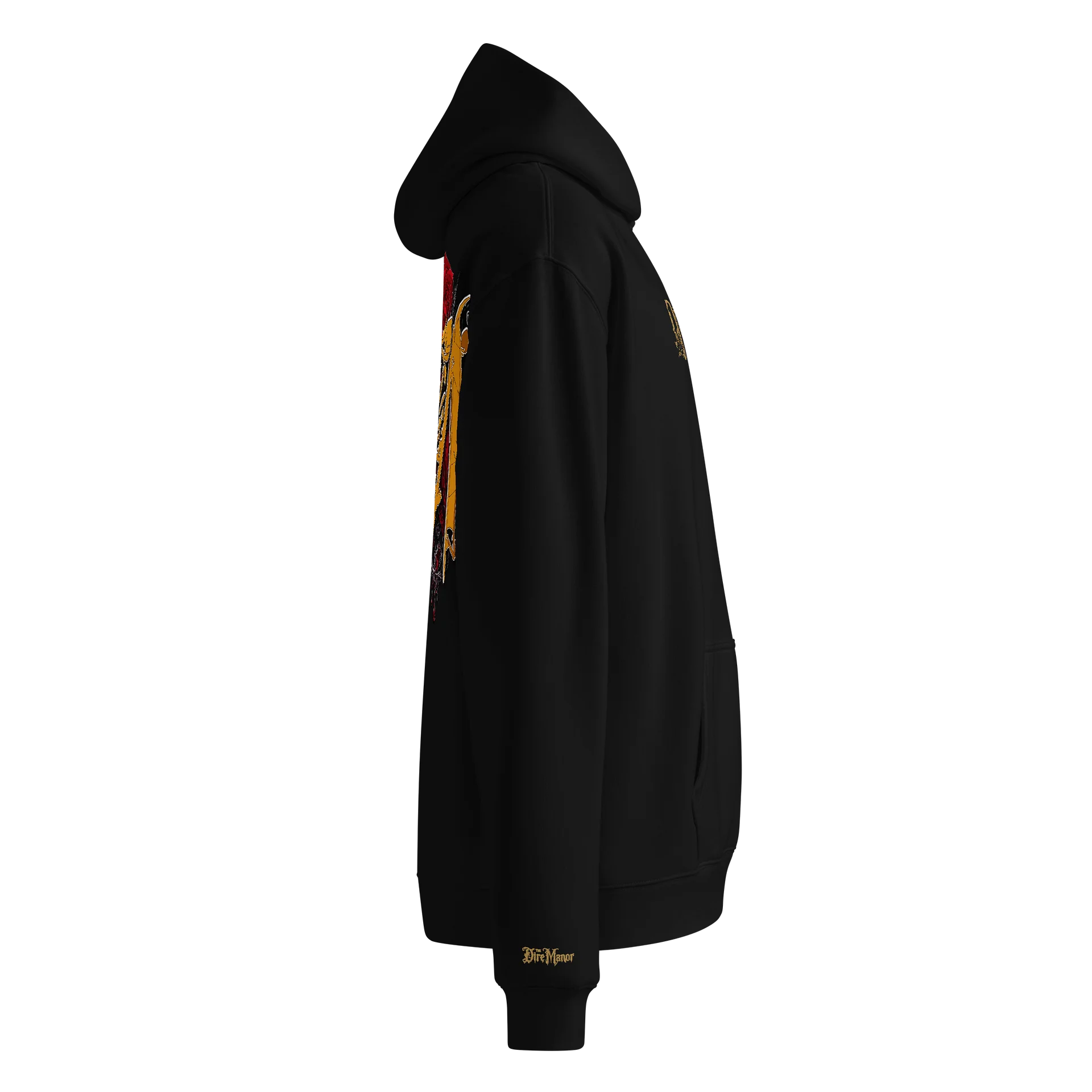 THE DIRE MANOR® — THE GILDED MARK HEAVYWEIGHT HOODIE product image (3)