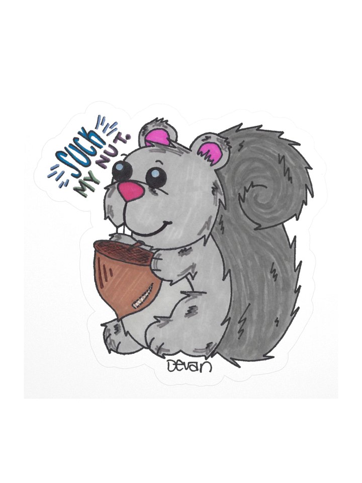 Suck My Nut Sticker product image (1)