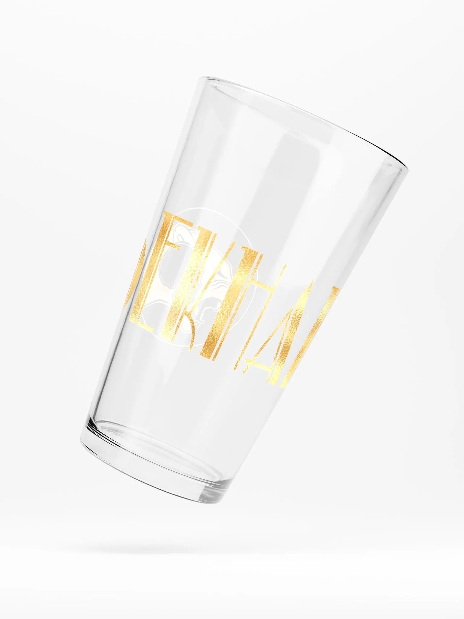 Sekhali Logo Gold Foil Pint Glass product image (5)
