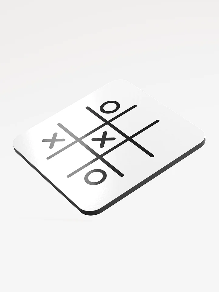 Tic Tac Toe Coaster – Gloss Finish product image (2)