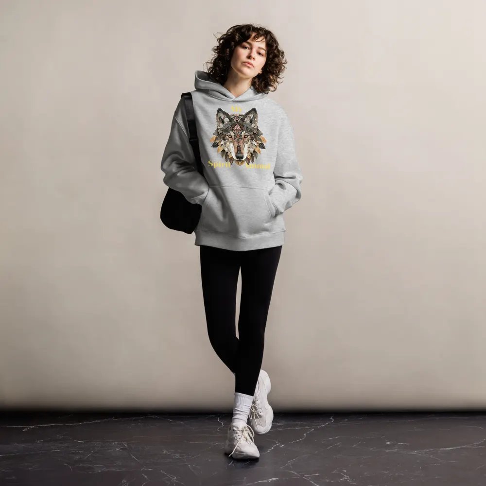 Spirit Wolf Oversized Hoodie product image (35)