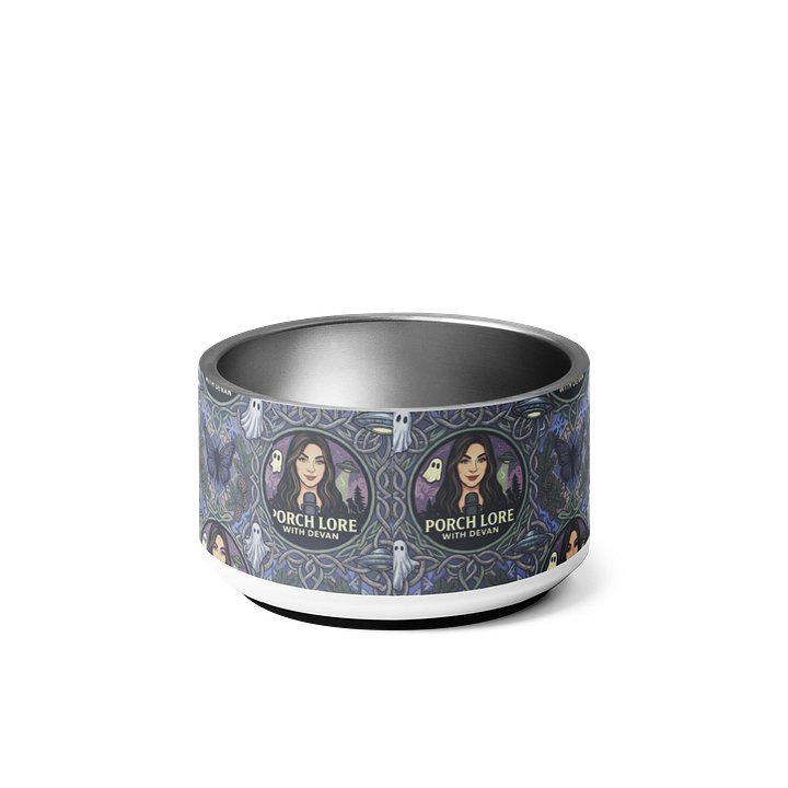PORCH LORE DEVAN PERIWINKLE MOTH PET BOWL product image (2)