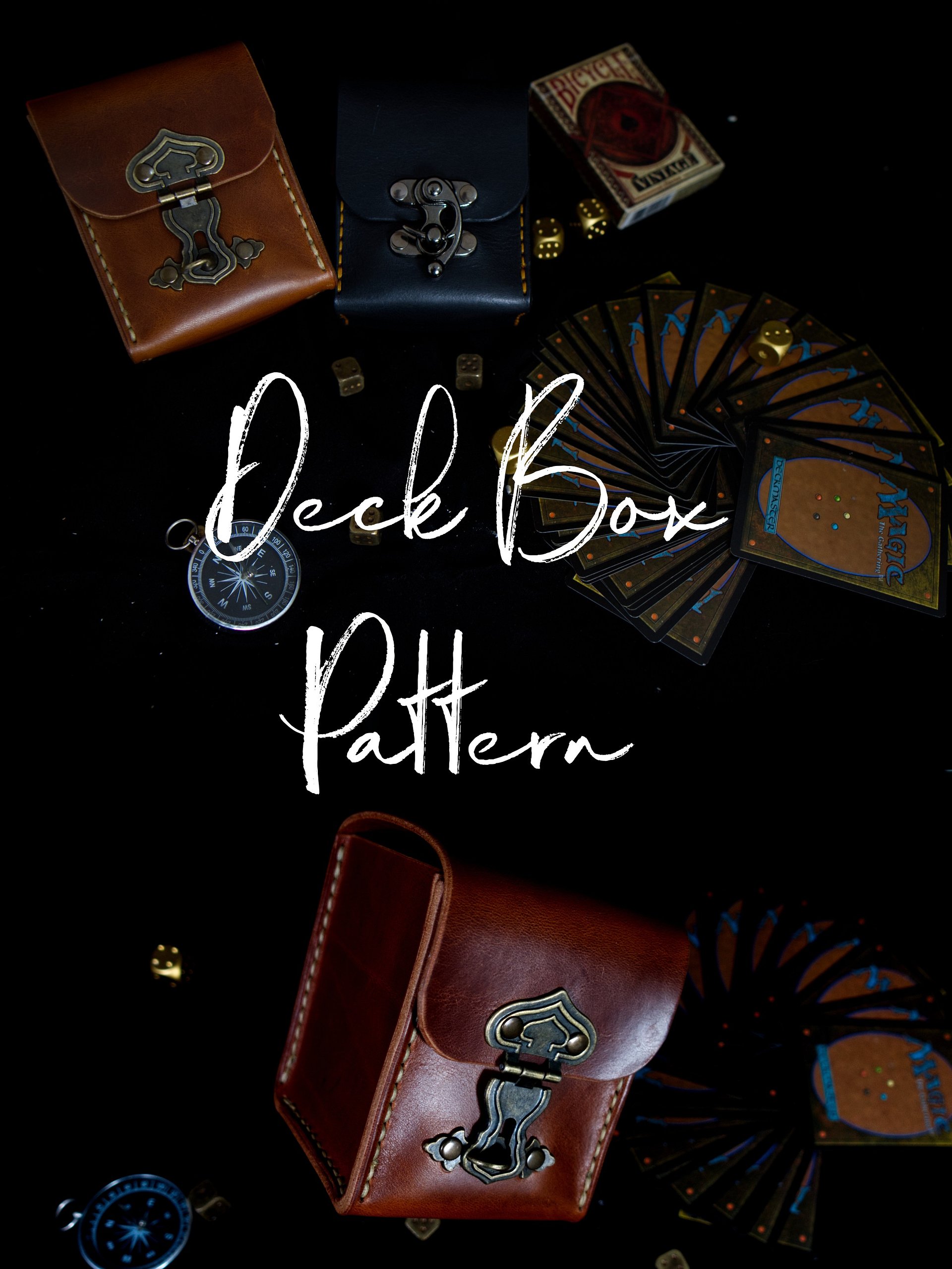 Deck Box for Magic the Gathering and Playing Cards 2 in 1 Pattern product image (1)