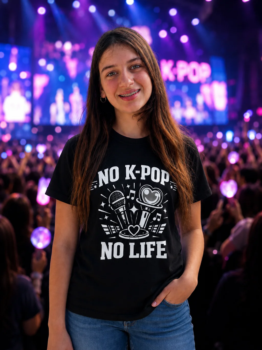 No K-Pop No Life T-Shirt product image (2)