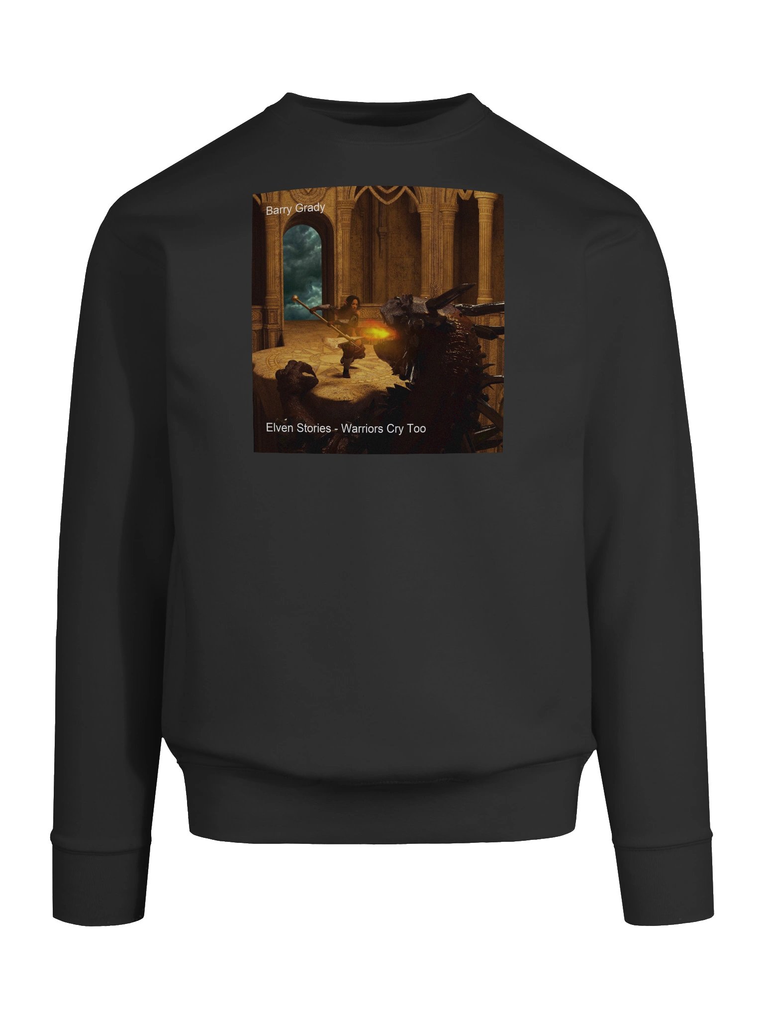 'Elven Stories - Warriors Cry Too' Premium Sweatshirt product image (98)