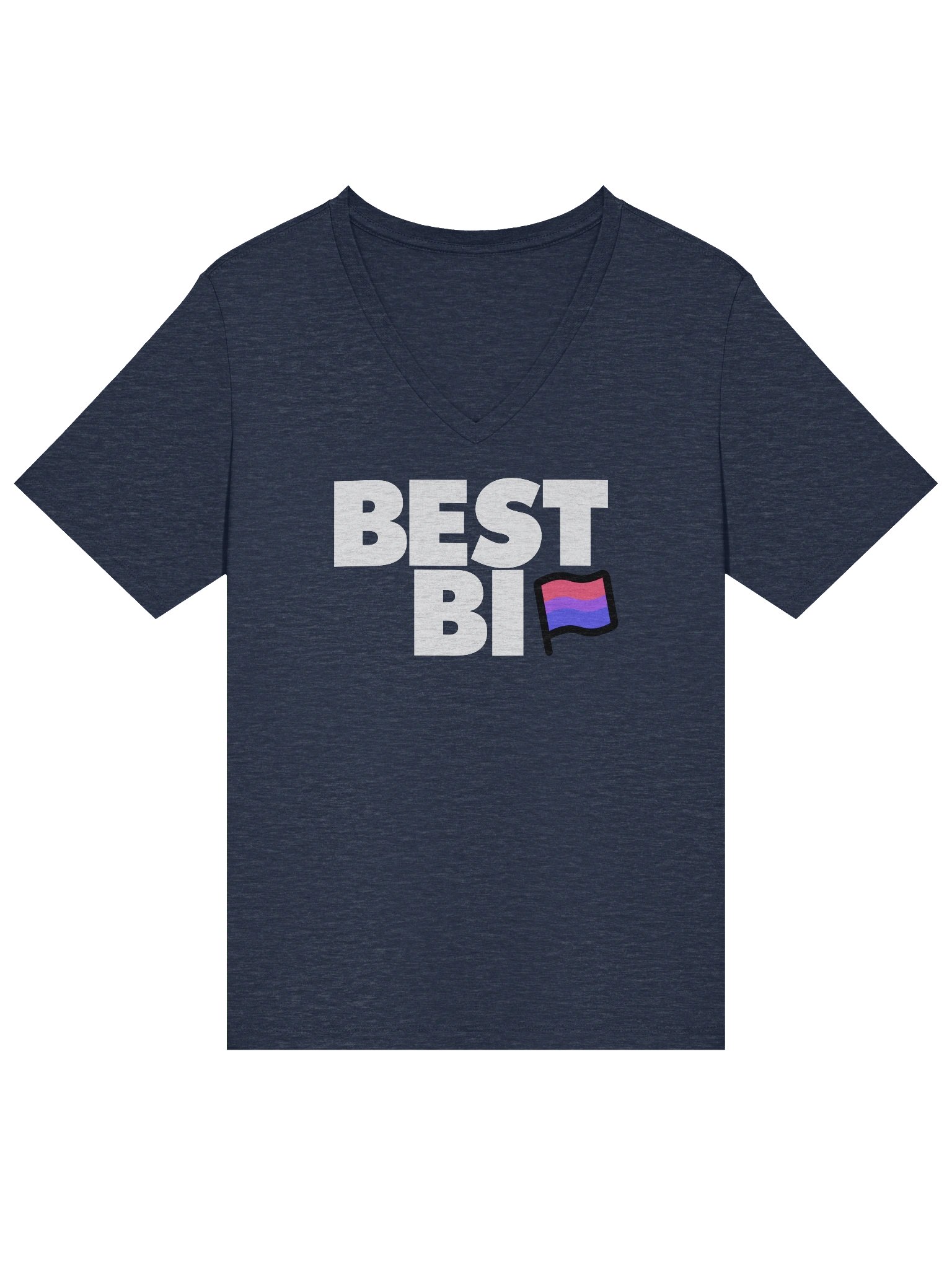 Women's BEST BI V-Neck T-Shirt product image (3)