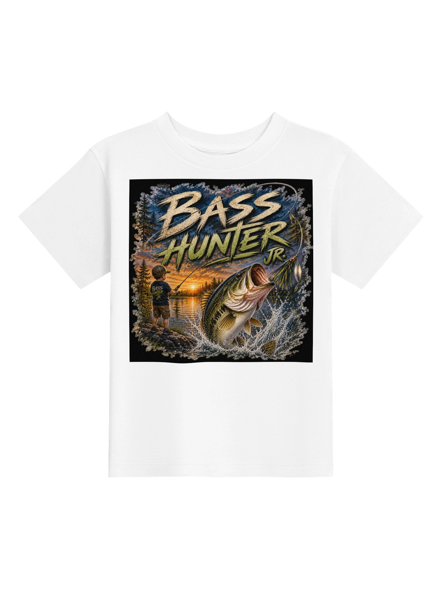 Bass Hunter Jr. Toddler Fishing Tee product image (1)