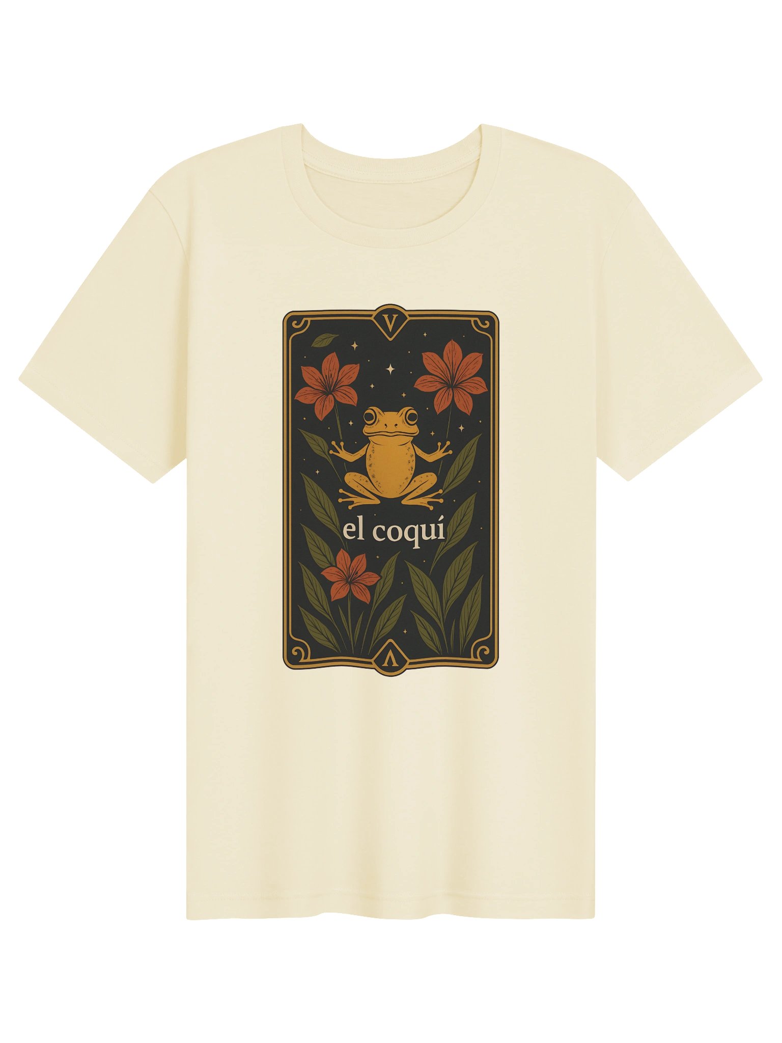 El Coquí Carta Tarot Camiseta Unisex product image (1)
