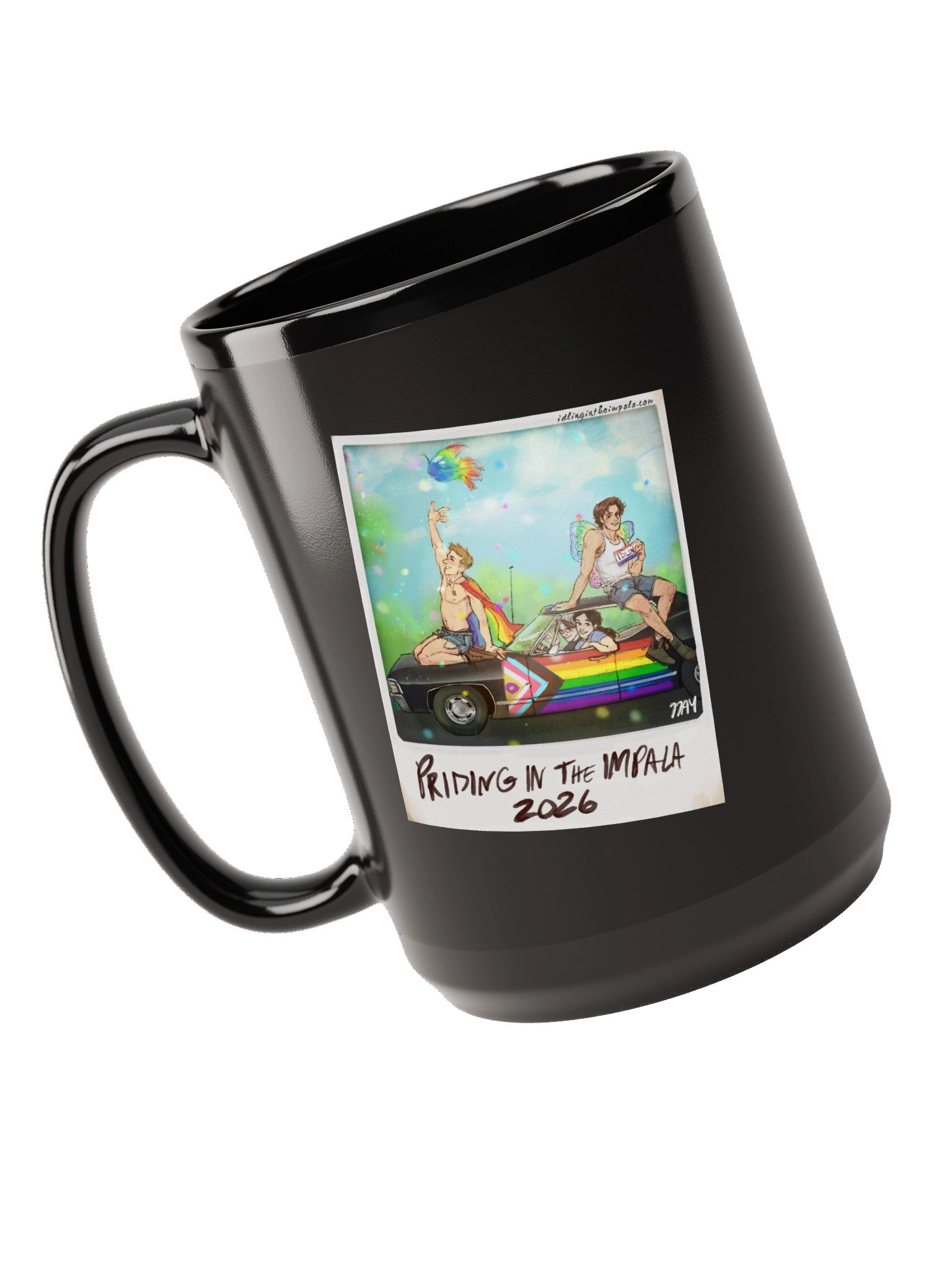Pride 2026 - Black Mug product image (5)