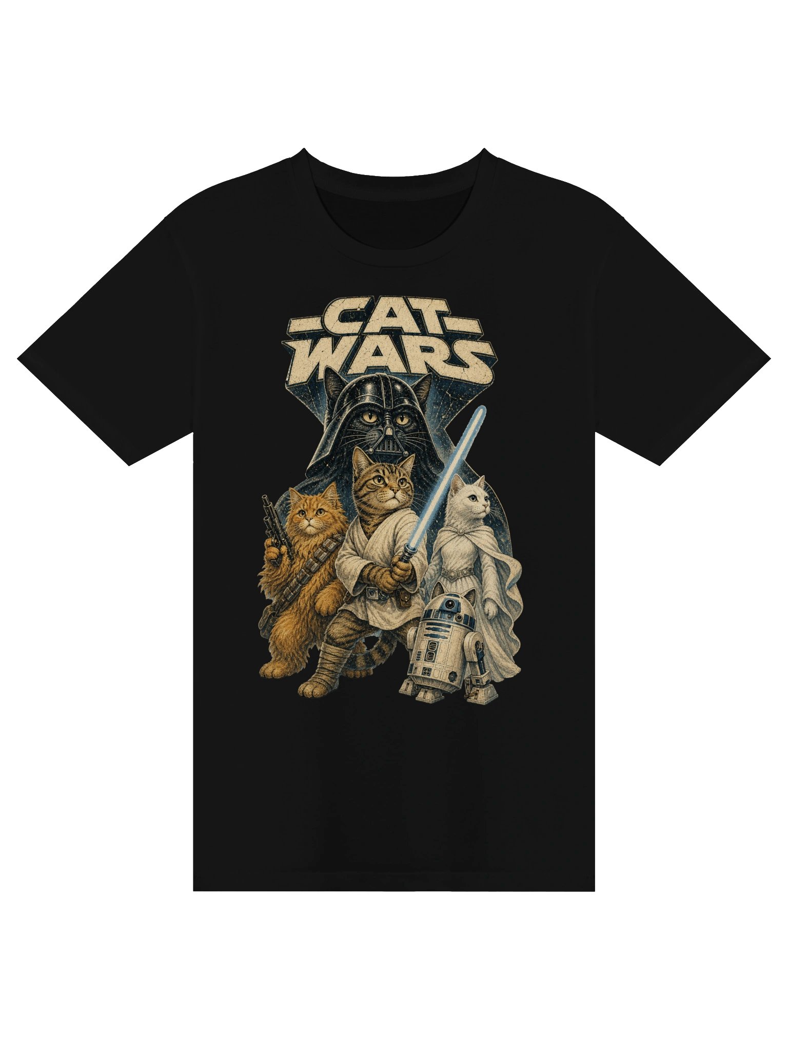 Cat Wars Vintage T-shirt product image (1)
