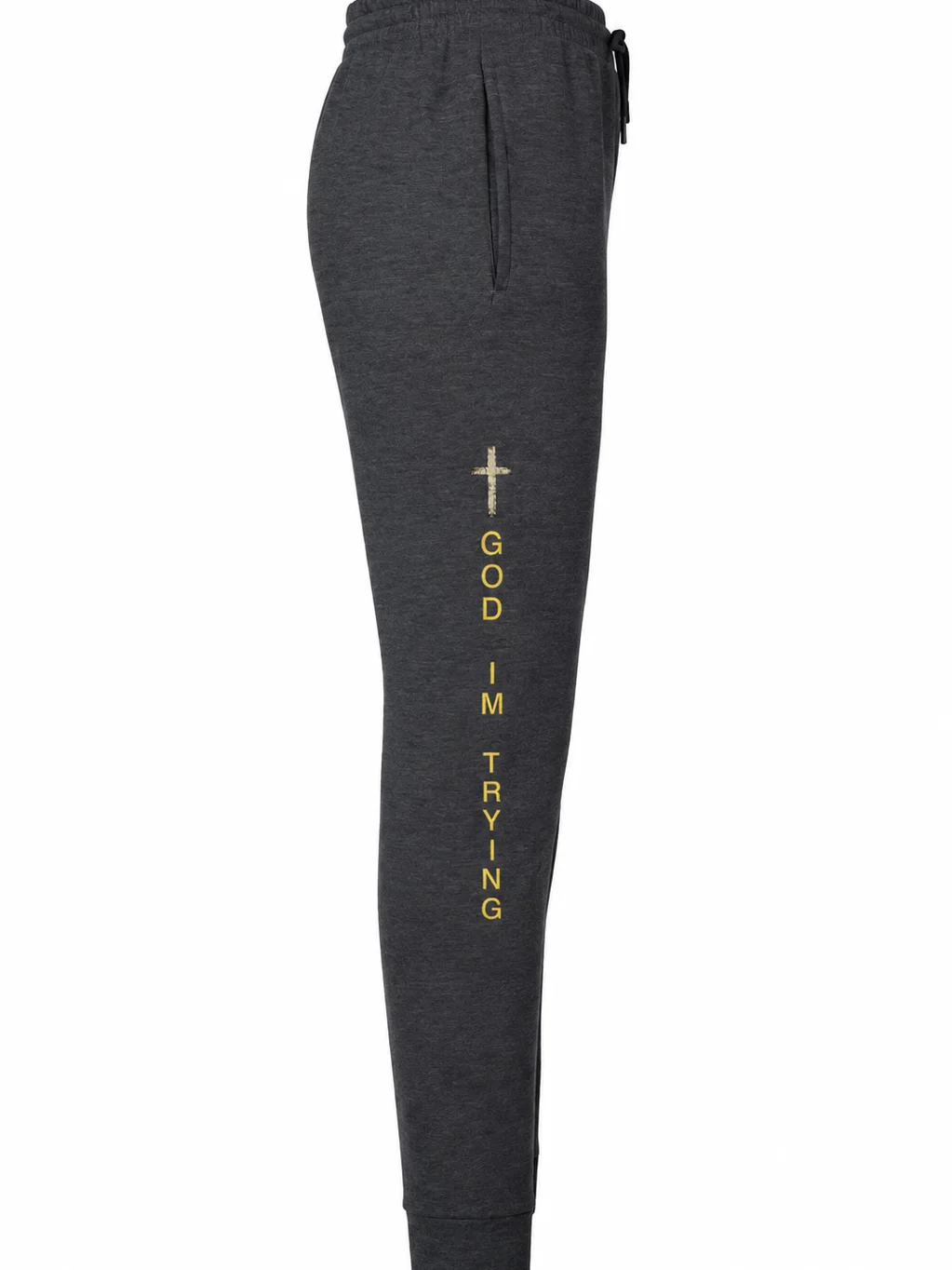 God, I’m Trying Premium Joggers product image (1)