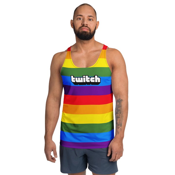 Rainbow Twitch Tank Top product image (1)