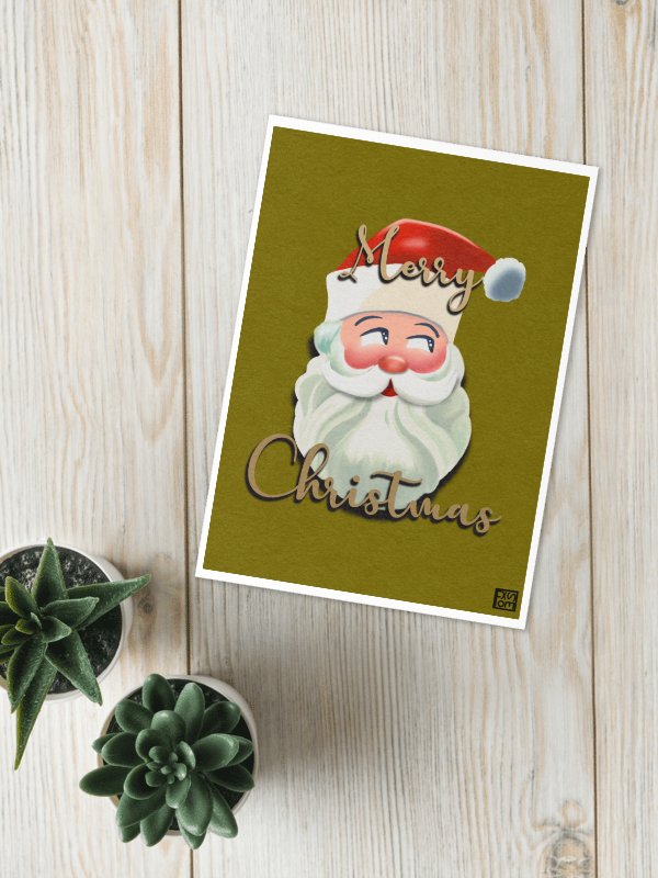 Santa Merry Christmas (green) product image (2)