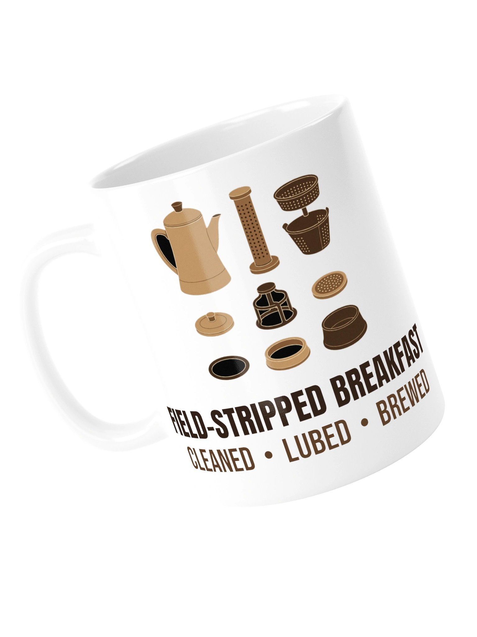 Field Stripped Breakfast Mug product image (5)
