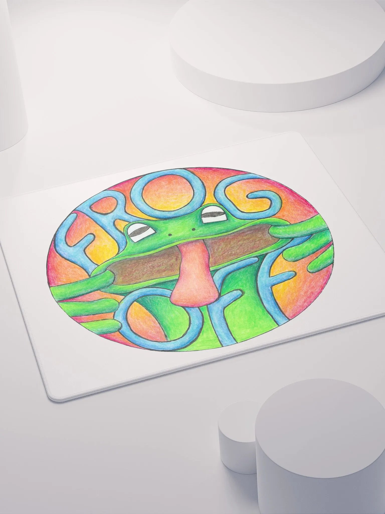 Frog Off Mouse Mat product image (7)