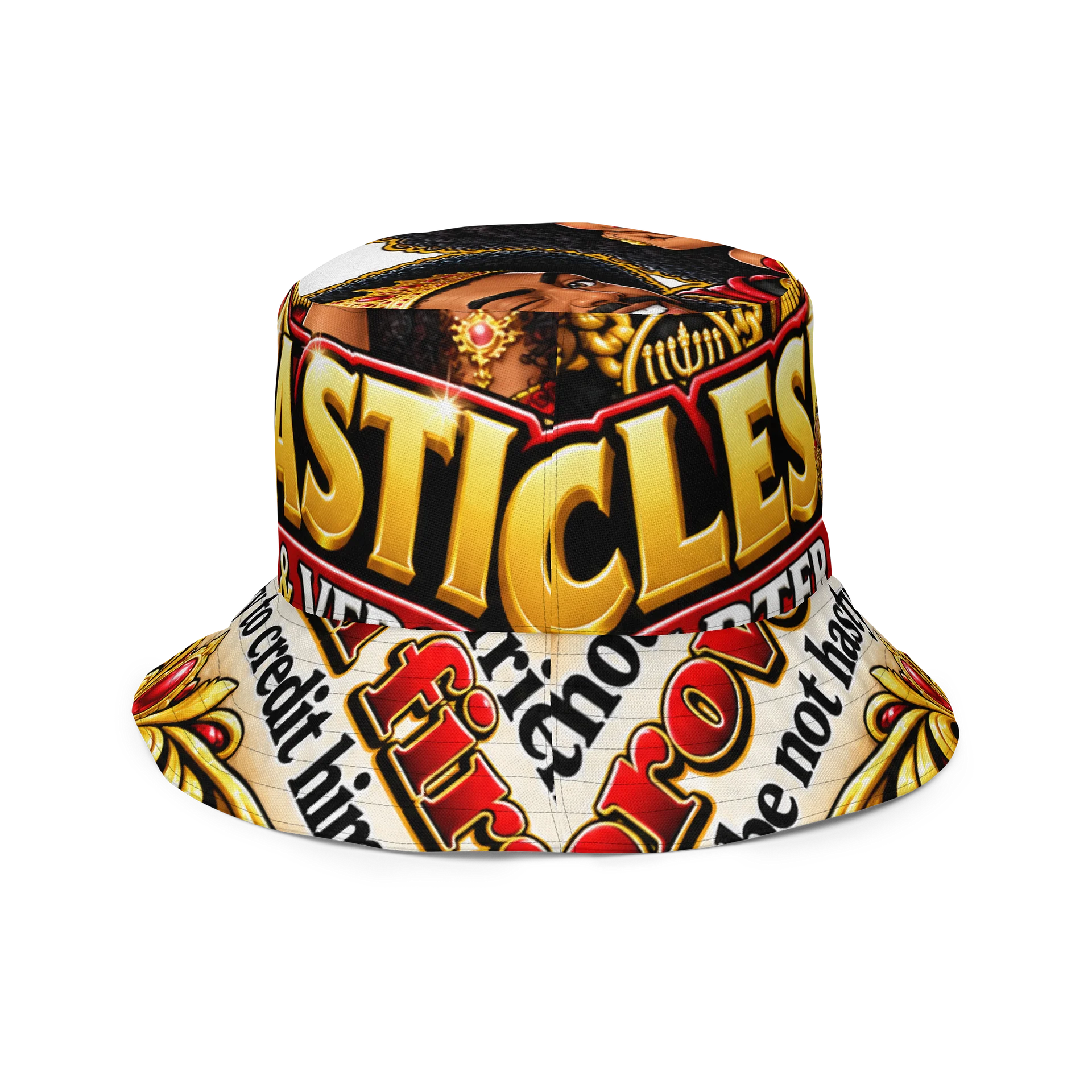 Don’t Be a Sucker Bible Bucket Hat Red product image (6)