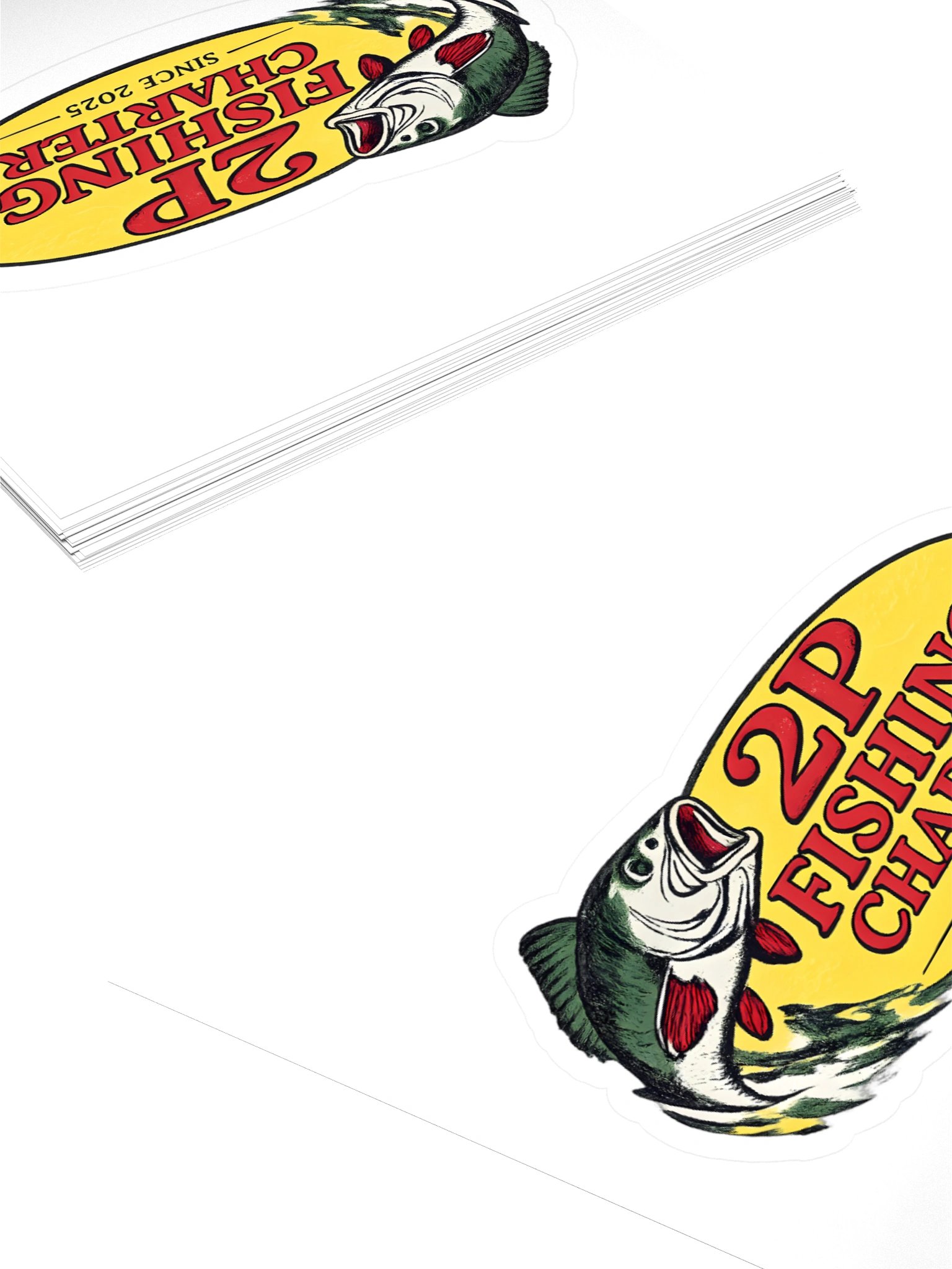 2P Fishing Charter Badge Sticker product image (8)