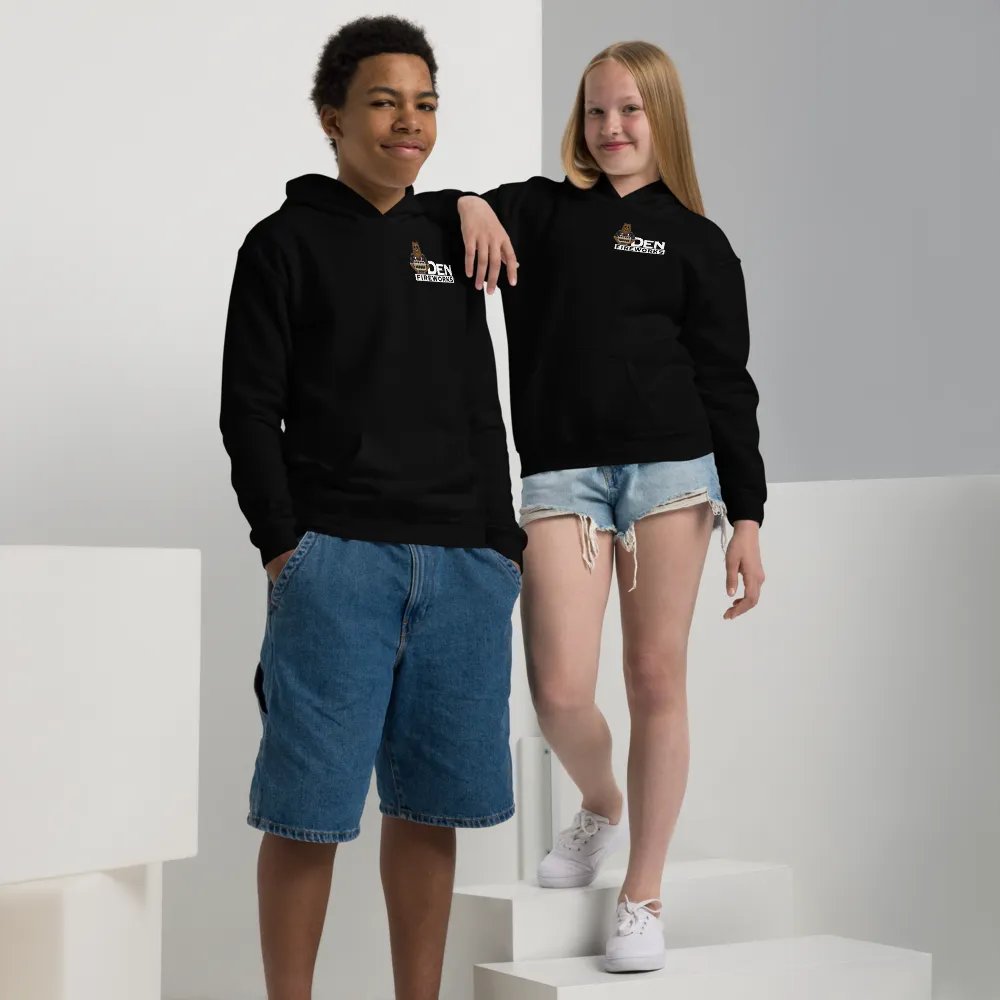 Get your kids into Pyro with a Den Fireworks pullover hoodie! product image (3)