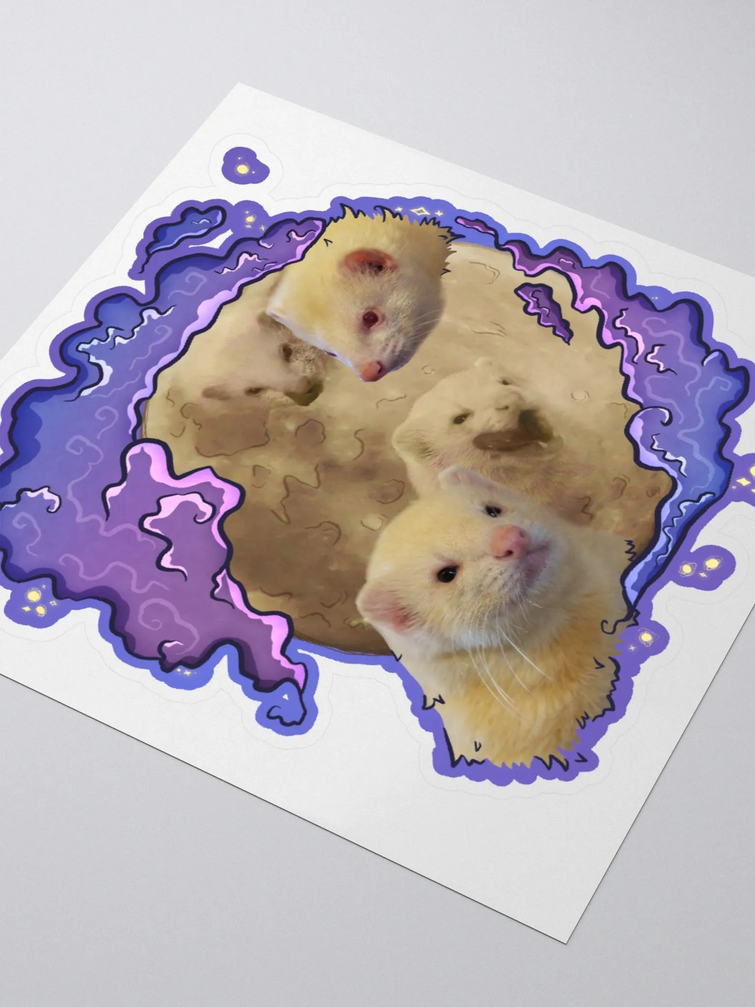 Floof Moon - Sticker product image (9)