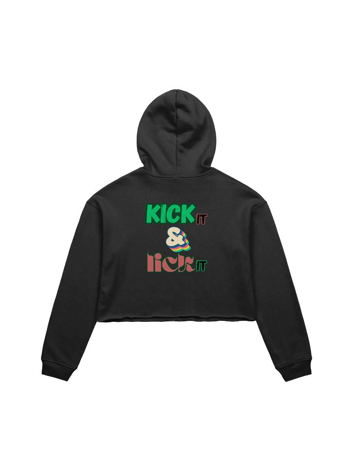 SeaDame - Self-Portrait Kick It & Lick It Crop Hoodie product image (16)