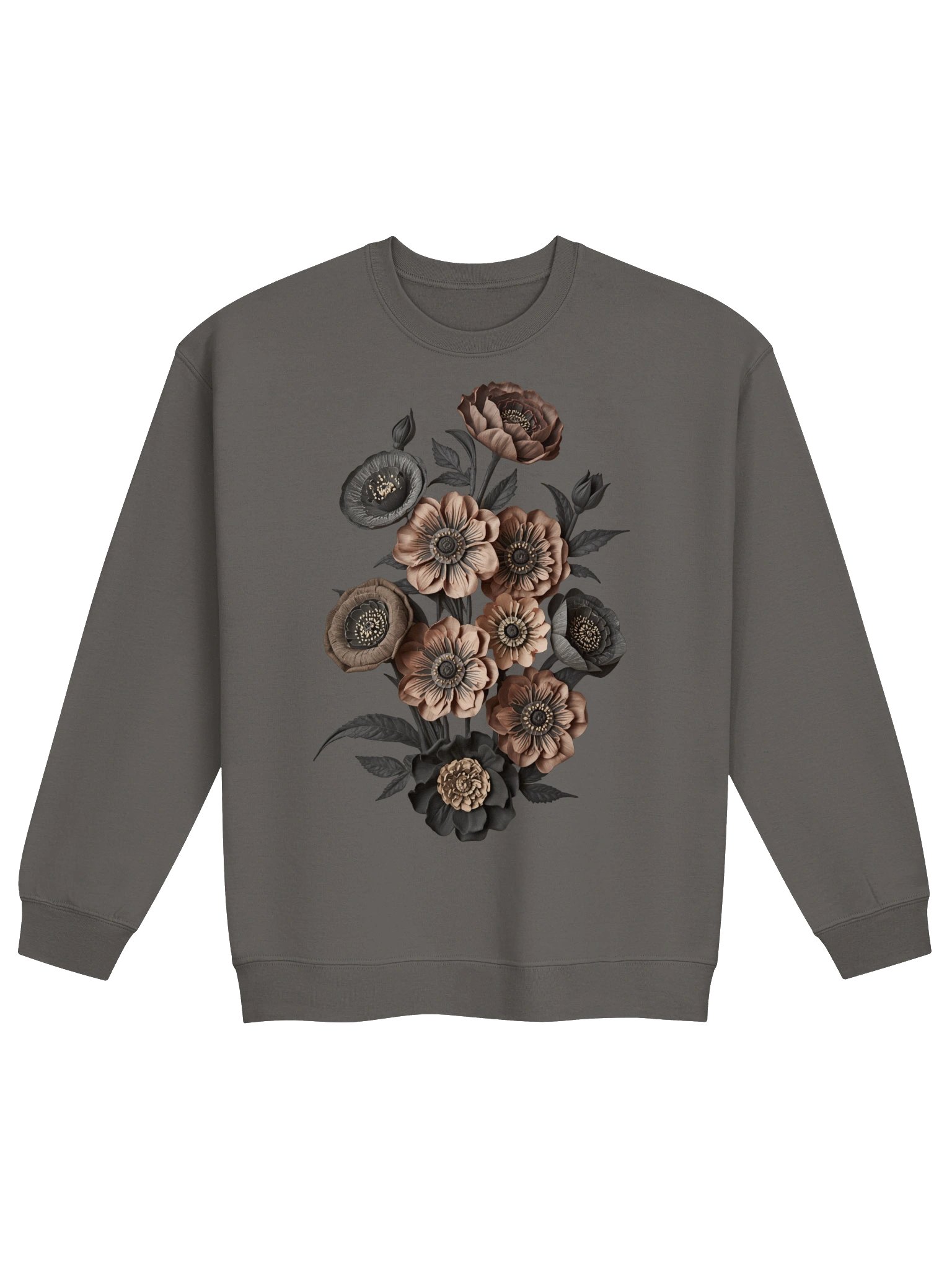 Moody Floral Crewneck Sweatshirt, Vintage Bouquet Crewneck product image (3)