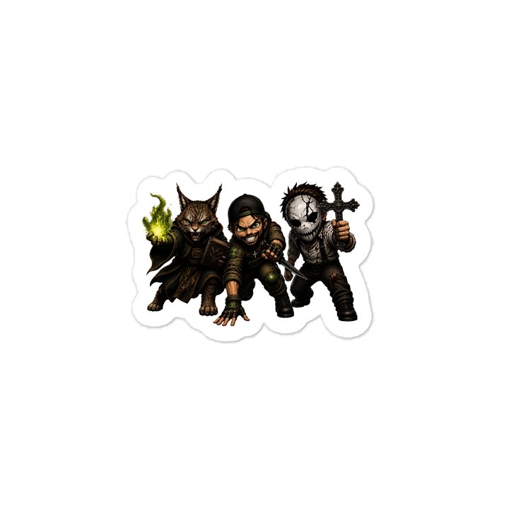 Dark Fantasy Trio Kiss-Cut Vinyl Decal product image (1)