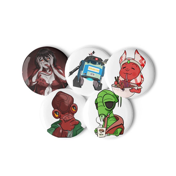 Can Mayonnaise Kill a Jedi? Pin Buttons product image (2)