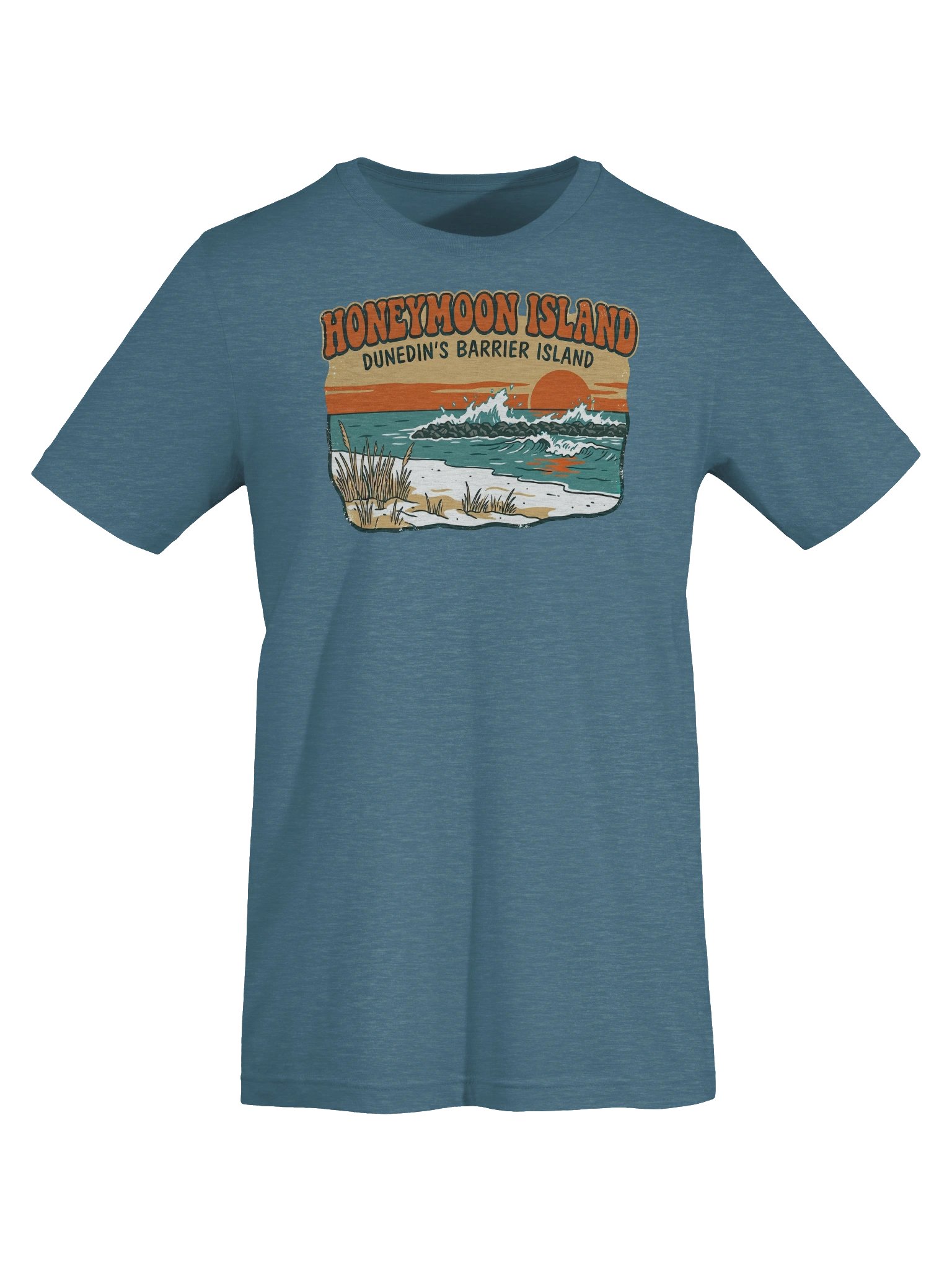 Honeymoon Island Barrier Island Florida Vintage Tee product image (5)