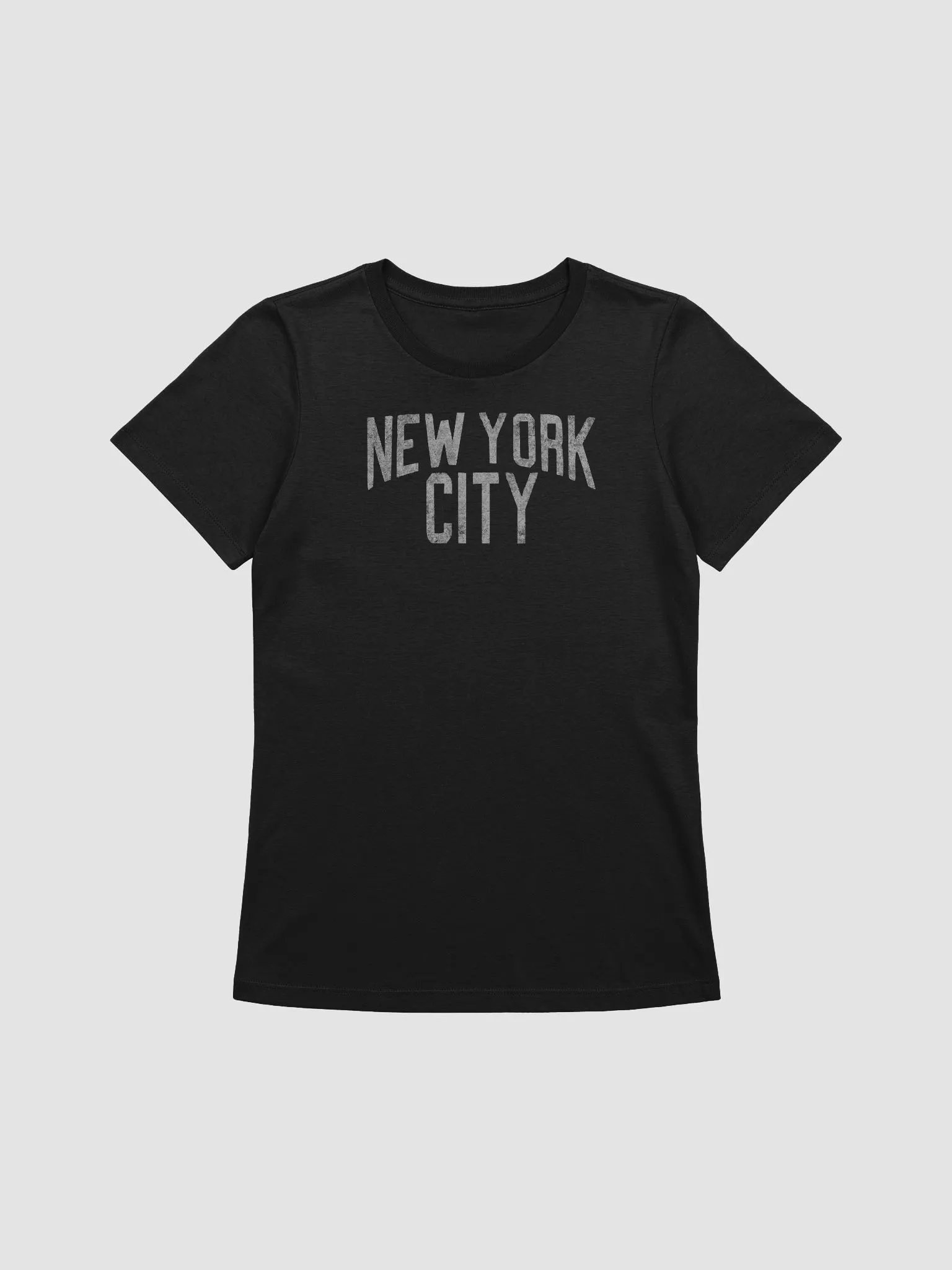 New York City Women's Relaxed Fit Tee (White text) product image (11)