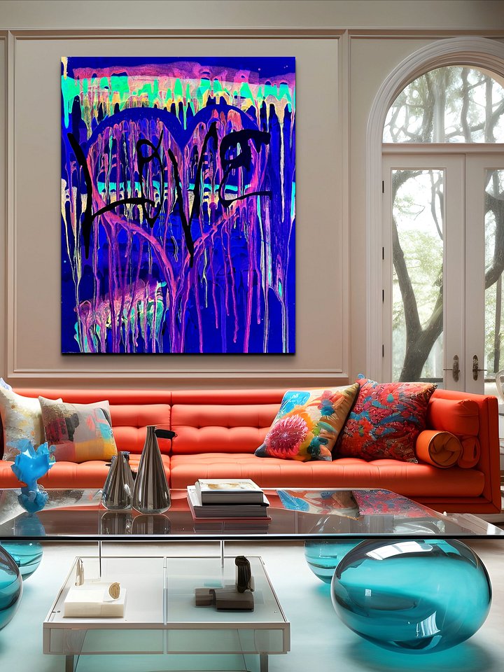 Graffiti Heart Gallery Canvas UV Print product image (1)
