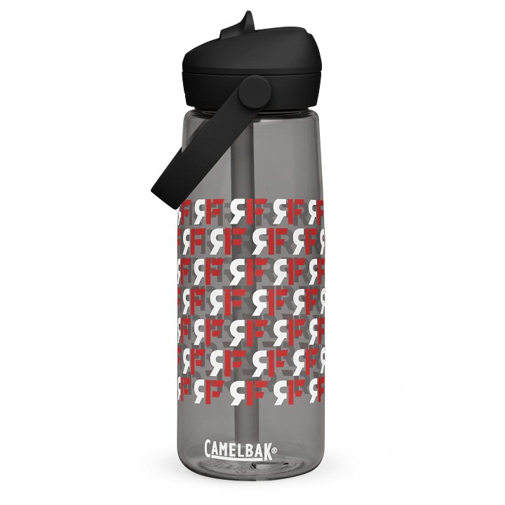 RFG Logo Thrive® Geometric Grid Flip Straw Bottle product image (3)