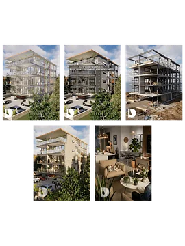 Complete Drawing Package – 5-Storey 7-Unit Apartment Block | DA62301A