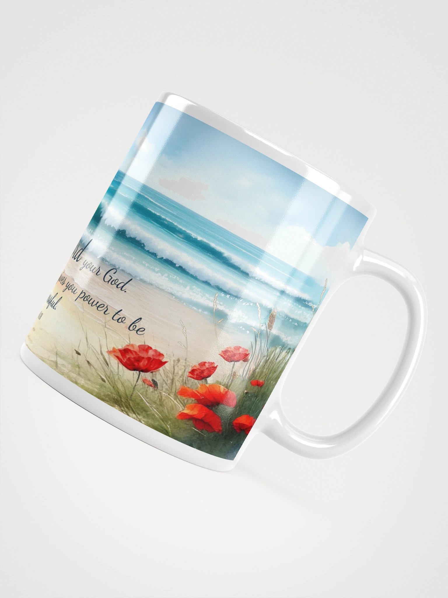 Power to Succeed - Christian Quote Mug - Inspirational 11oz Ceramic Coffee Cup, product image (7)