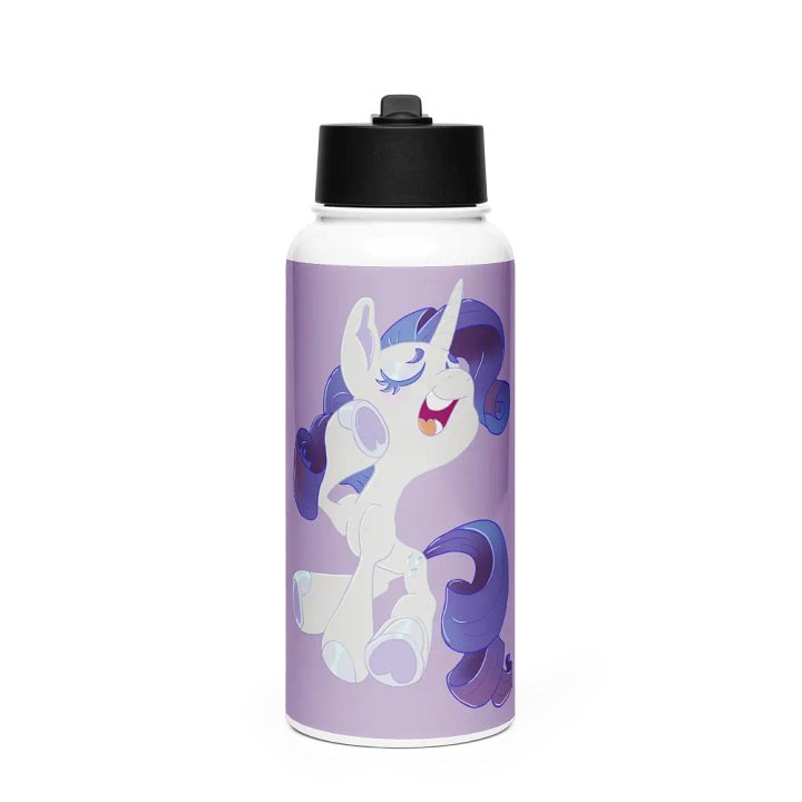 Rarity Stainless Steel Water Bottle with a Straw Lid product image (1)