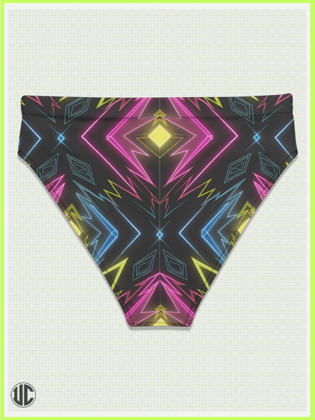 UnkoCon – Neon Kaleidoscope Bikini Bottom product image (2)