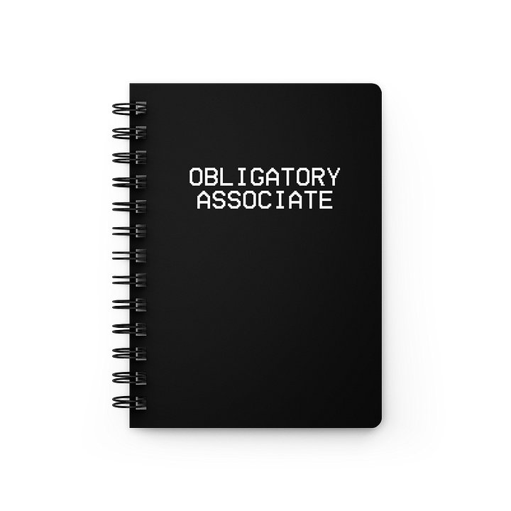 Obligatory Associate Quote Book (spiralbound) product image (1)