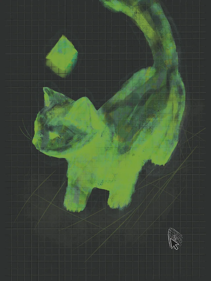 Ghost Cat Poster product image (1)