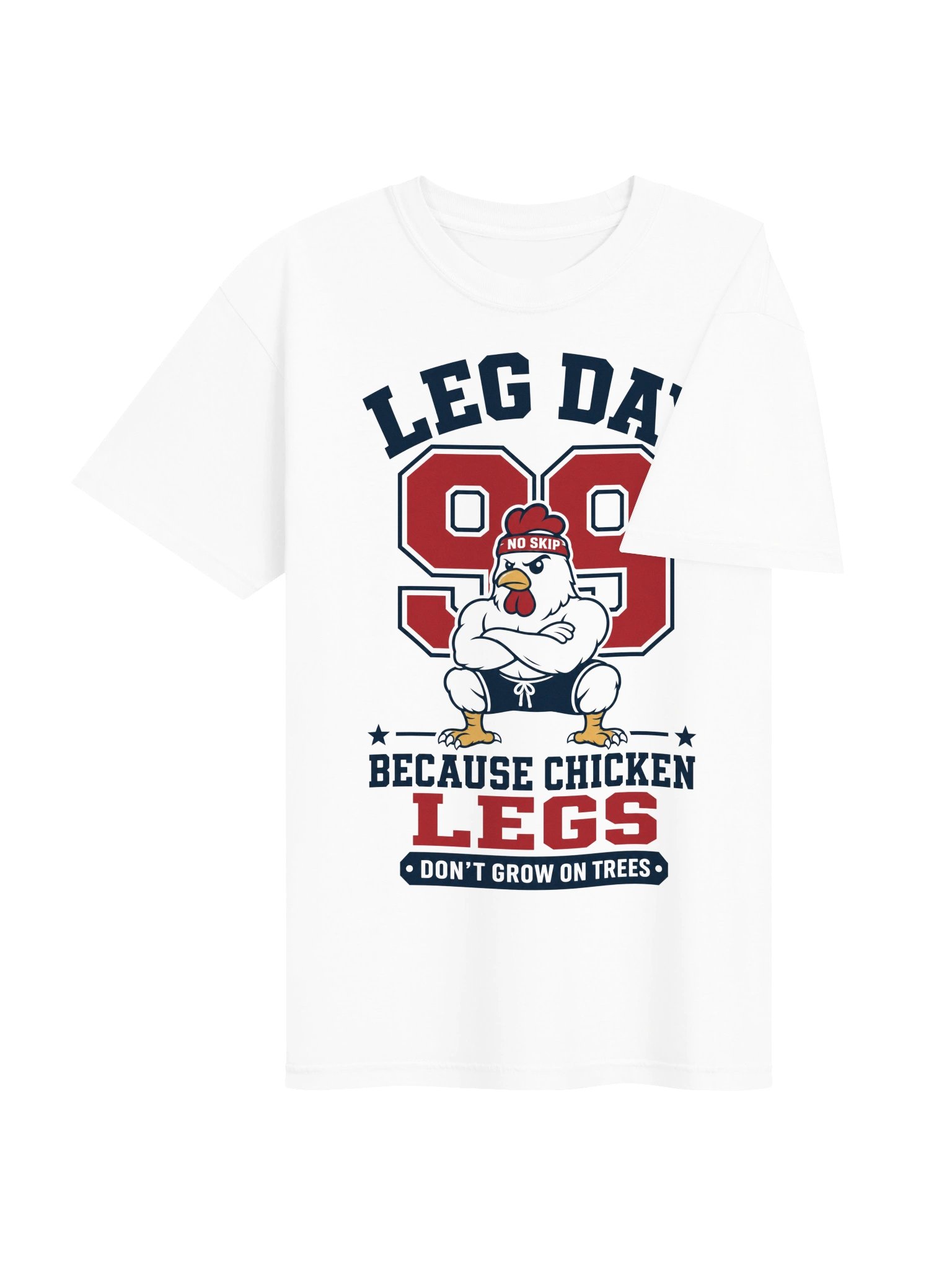 Leg Day No Skip Chicken Tee product image (22)