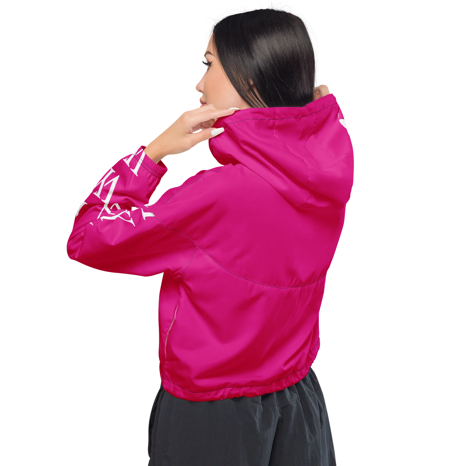 VY Magenta Cropped Windbreaker product image (3)