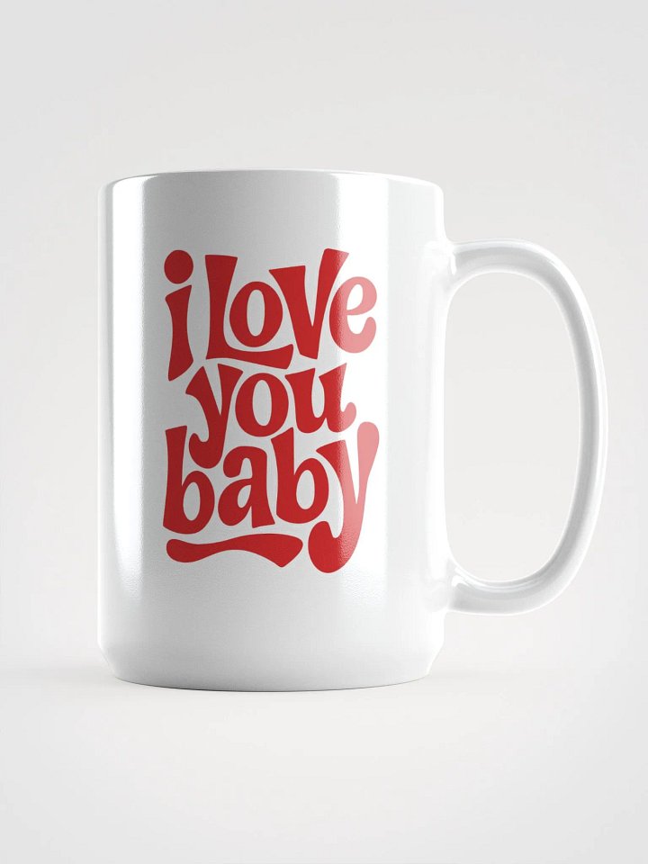 Bold Love Statement White Glossy Mug product image (1)