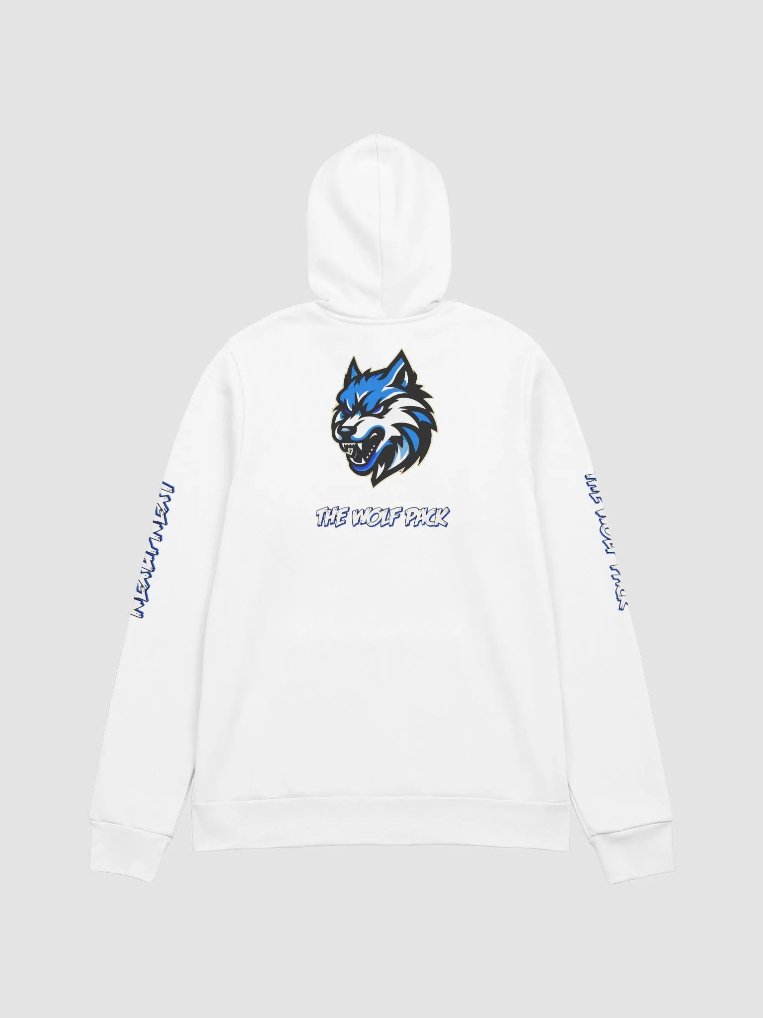 Wolf Pack Hoodie White product image (2)