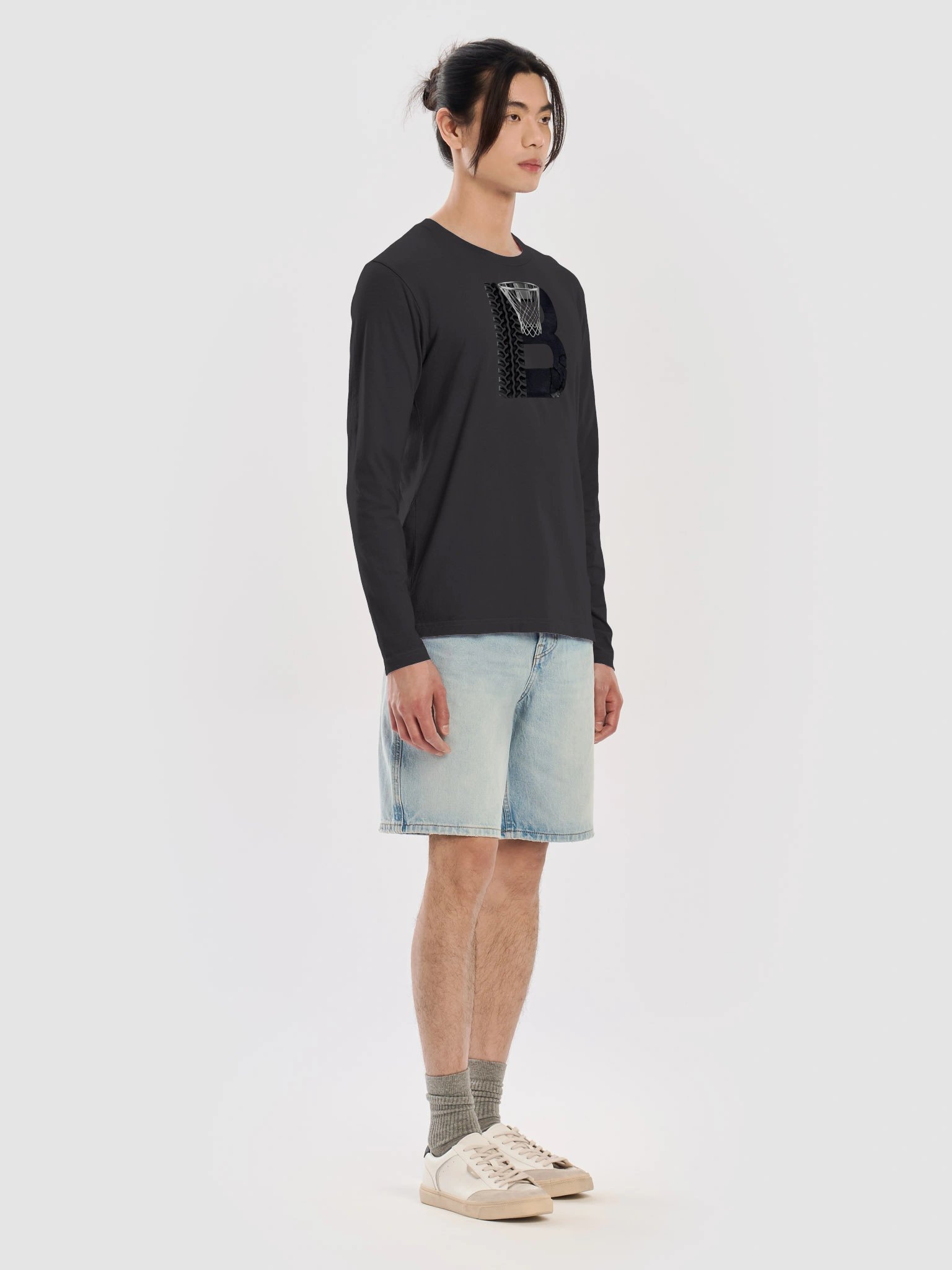 Blacktop Brand Basketball Long Sleeve Tee product image (7)