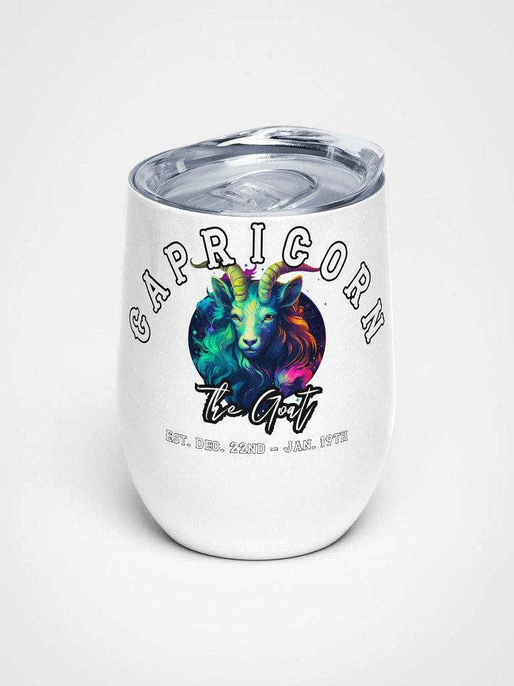 Capricorn - Zodiac Wine Tumbler product image (1)