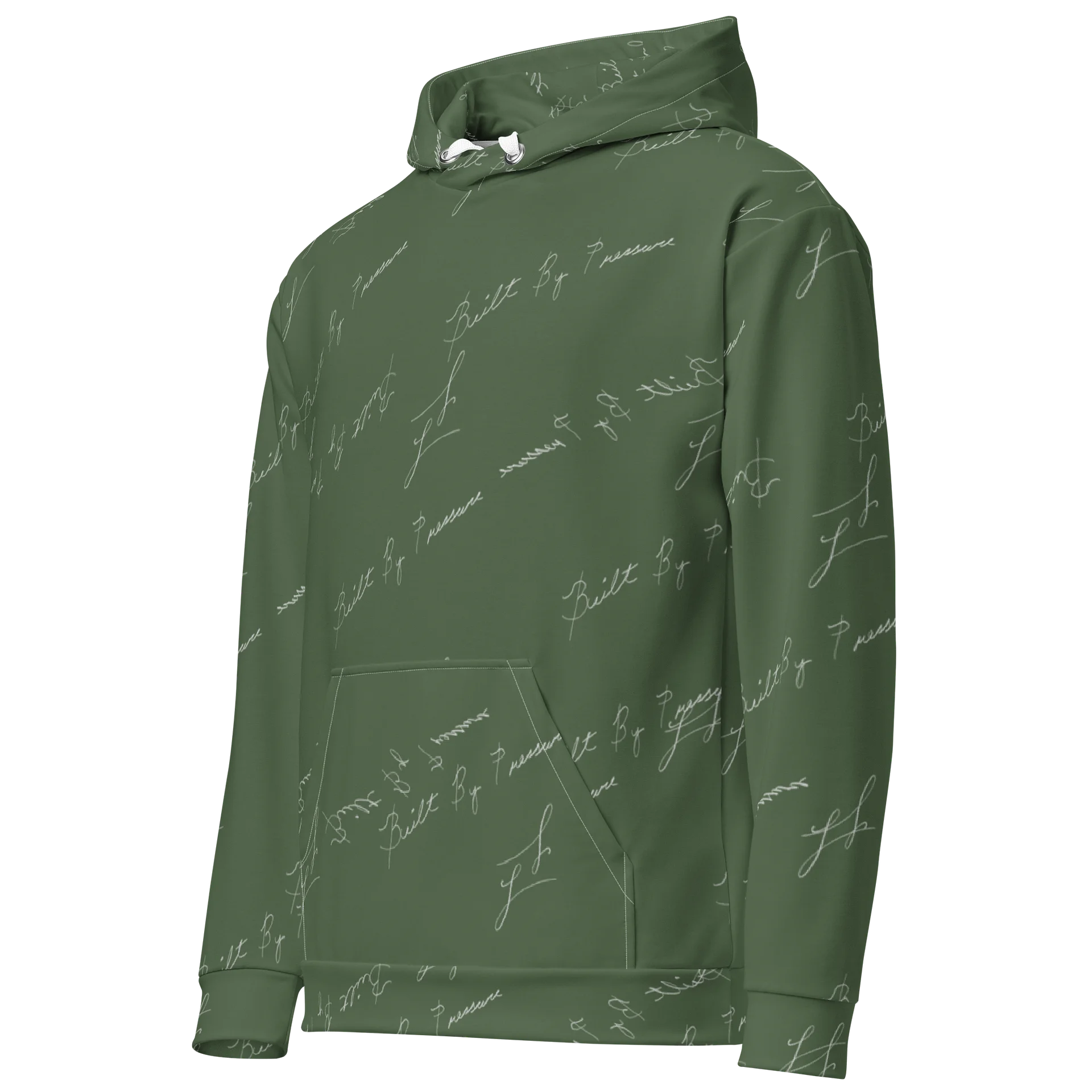 Built By Pressure Thinking About the Green Hoodie product image (5)