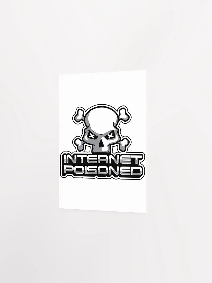 Internet Poisoned Y2K Poster – Funny Skull Meme Wall Art product image (2)