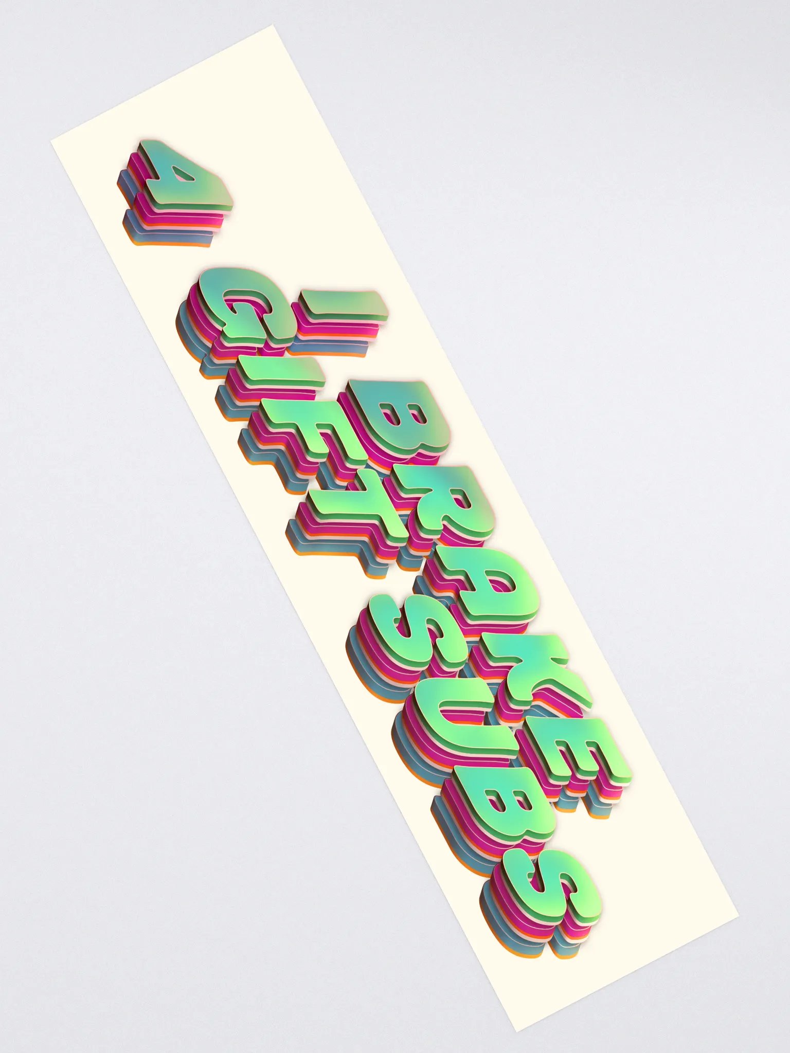 I Brake 4 Gift Subs - Bumper Sticker product image (3)