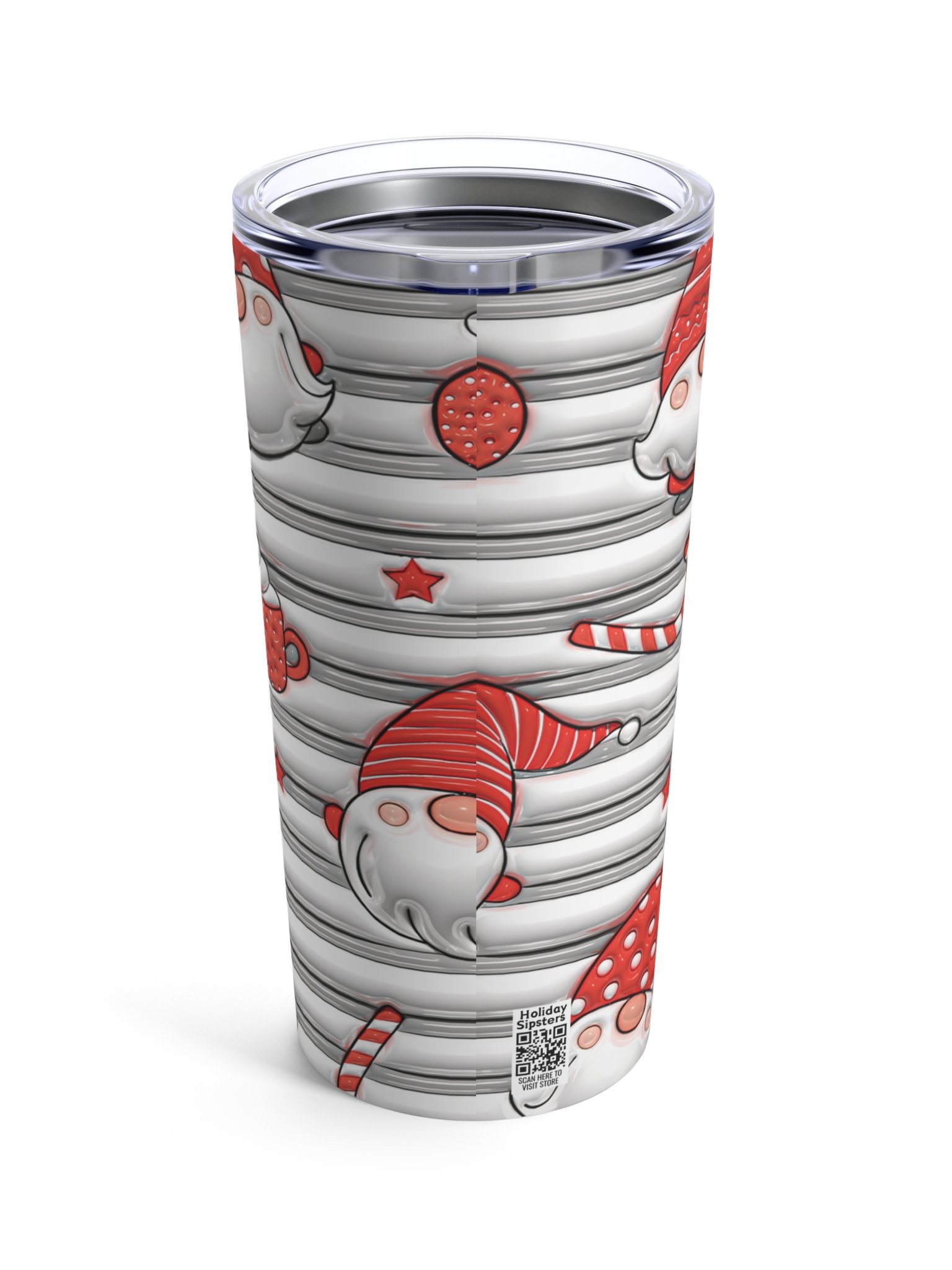Festive Gnome Stainless Steel Tumbler product image (3)